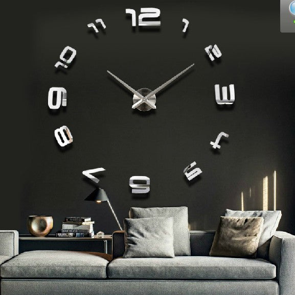 Oversized Acrylic Wall Clock For Living Room